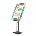 Poster Frame Display Racks Floor Standing Expandable Telescopic Iron Promotion Rotating Easel Stand For Activities Display